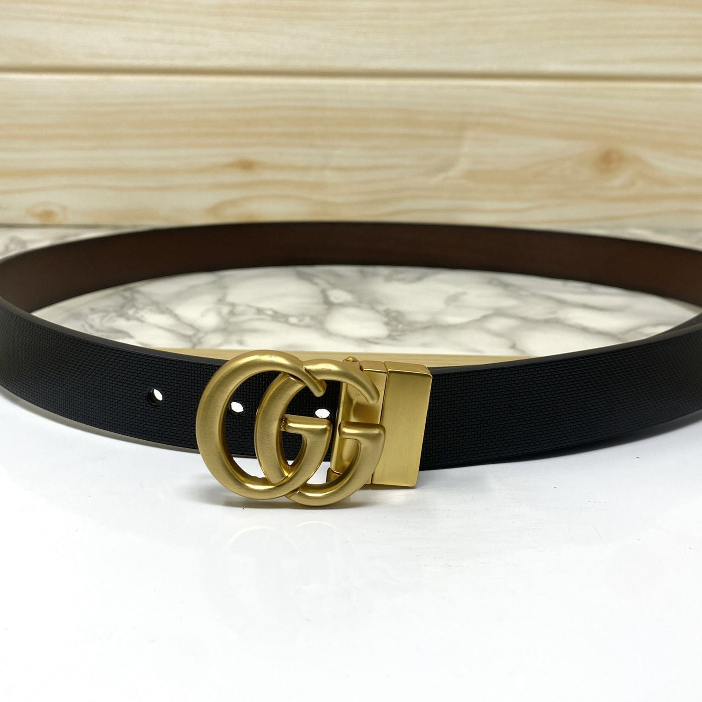 Classic Small GG Reversible Strap Belt -UniqueandClassy