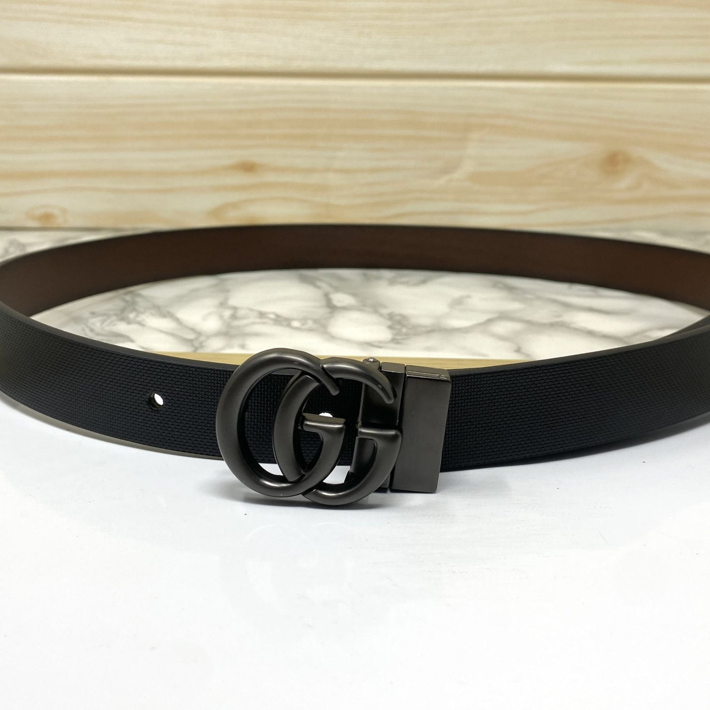 Classic Small GG Reversible Strap Belt -UniqueandClassy