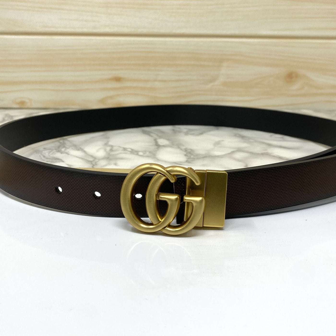 Classic Small GG Reversible Strap Belt -UniqueandClassy