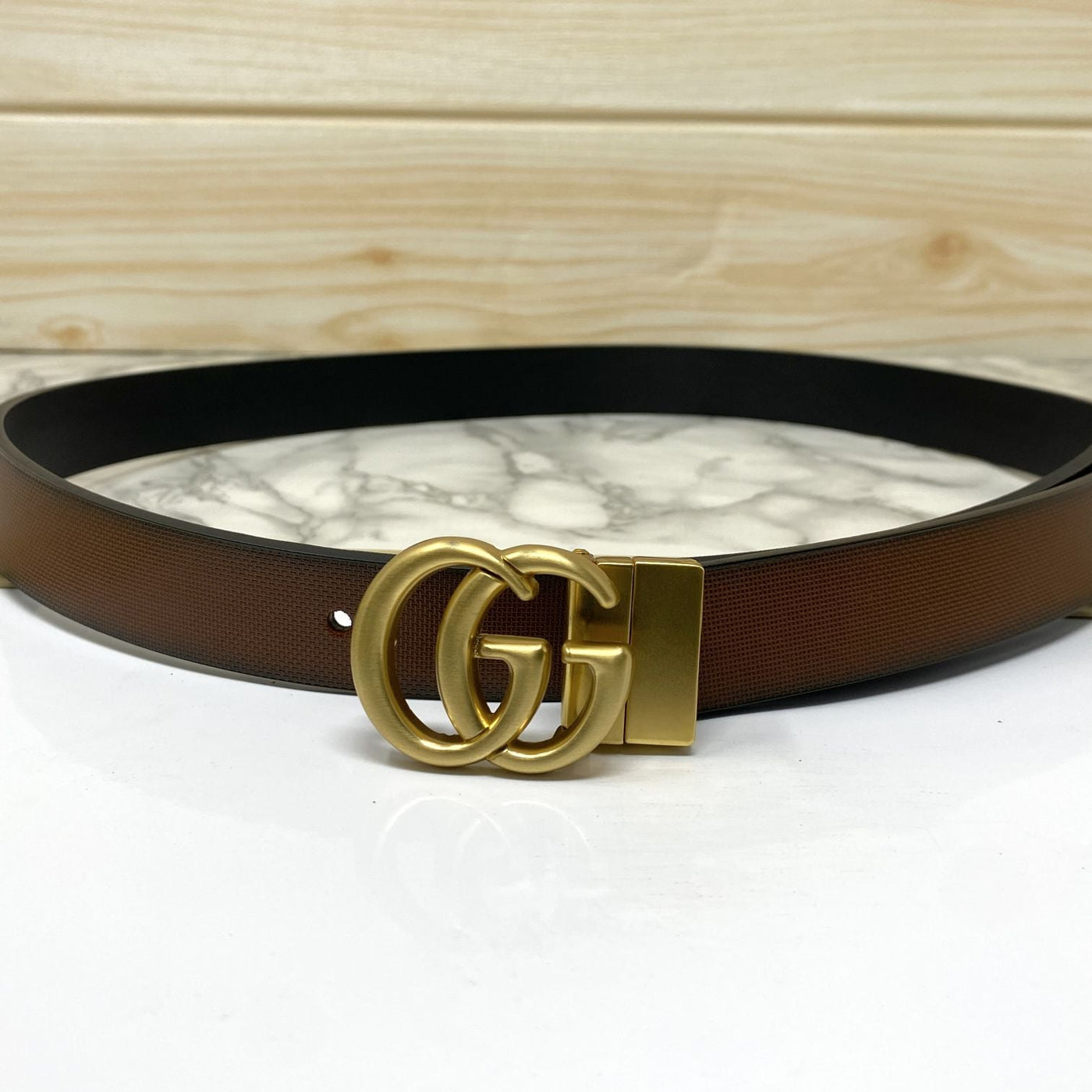 Classic Small GG Reversible Strap Belt -UniqueandClassy