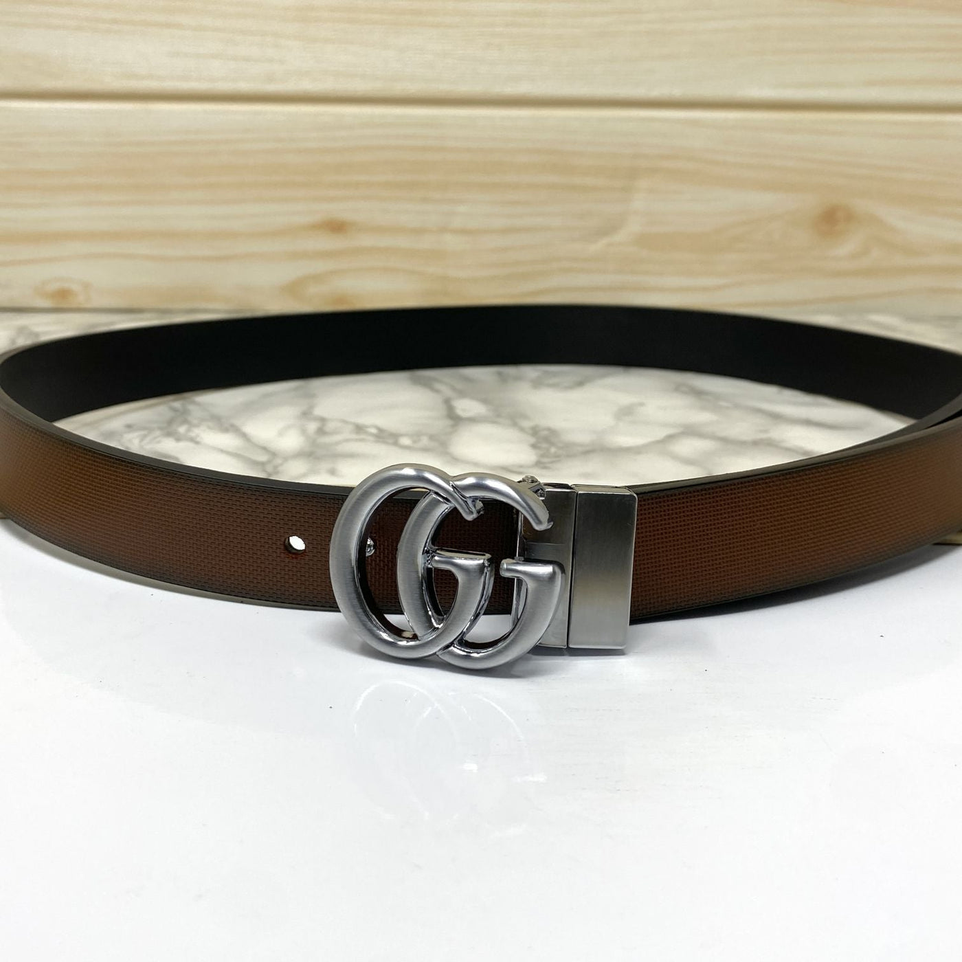 Classic Small GG Reversible Strap Belt -UniqueandClassy