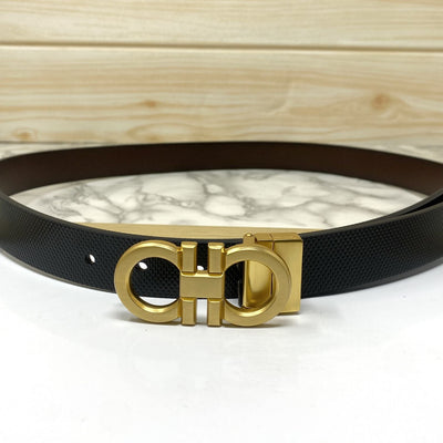 Small Design Formal and Casual Reversible Belt -UniqueandClassy