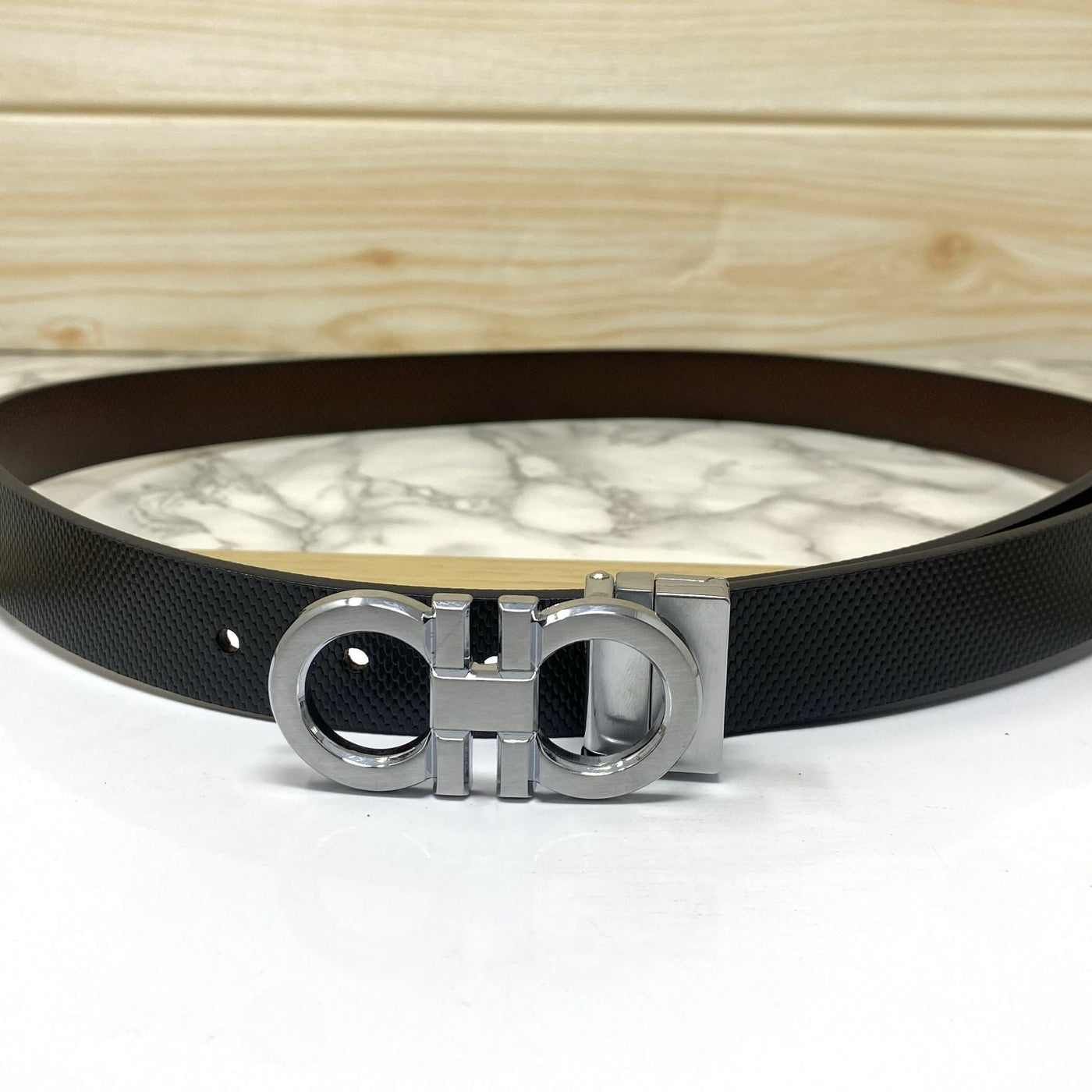 Small Design Formal and Casual Reversible Belt -UniqueandClassy