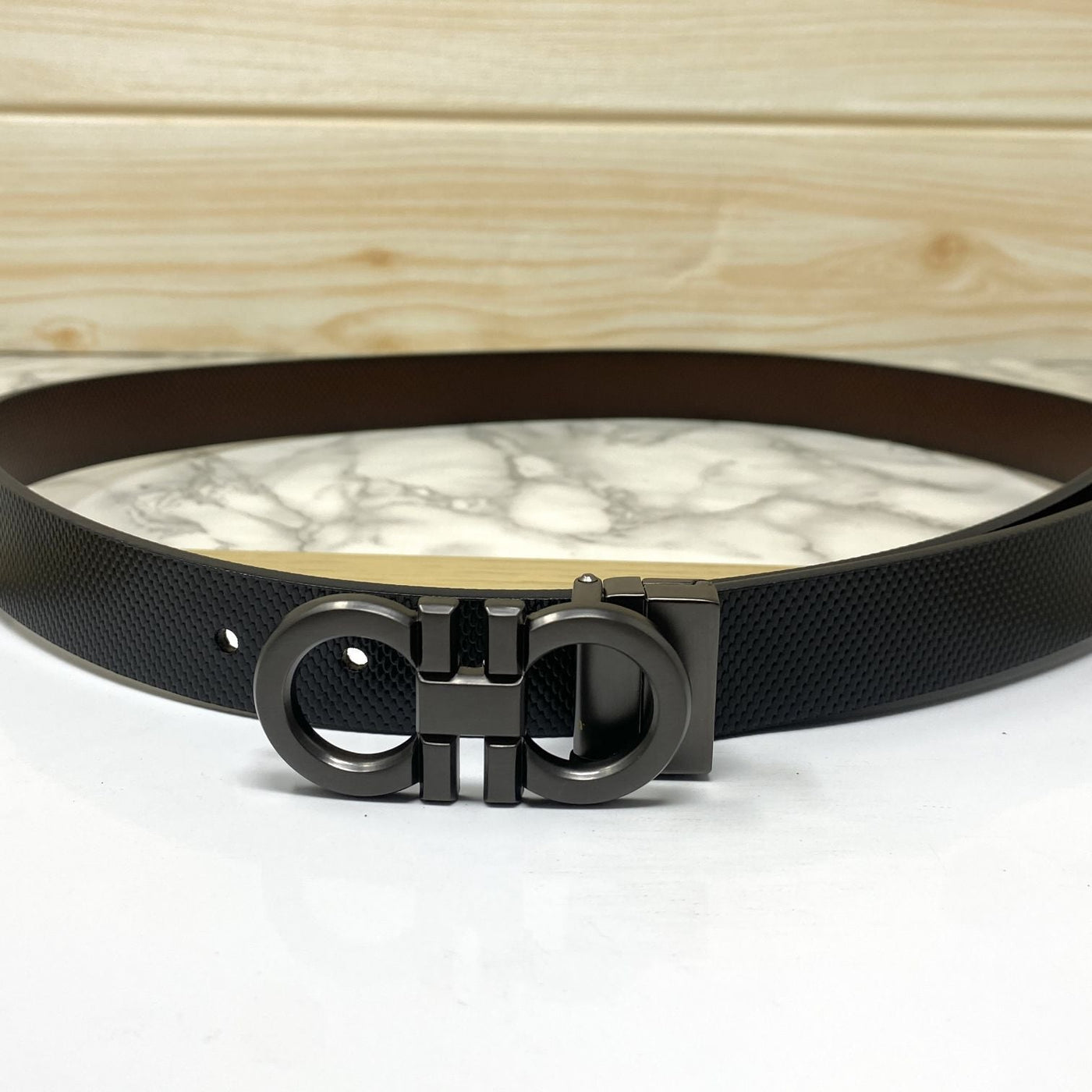 Small Design Formal and Casual Reversible Belt -UniqueandClassy