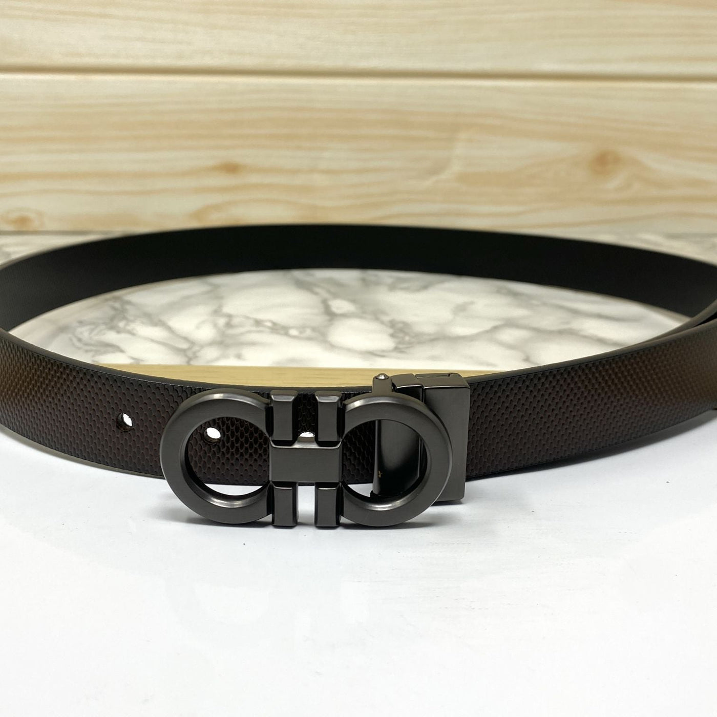 Small Design Formal and Casual Reversible Belt -UniqueandClassy