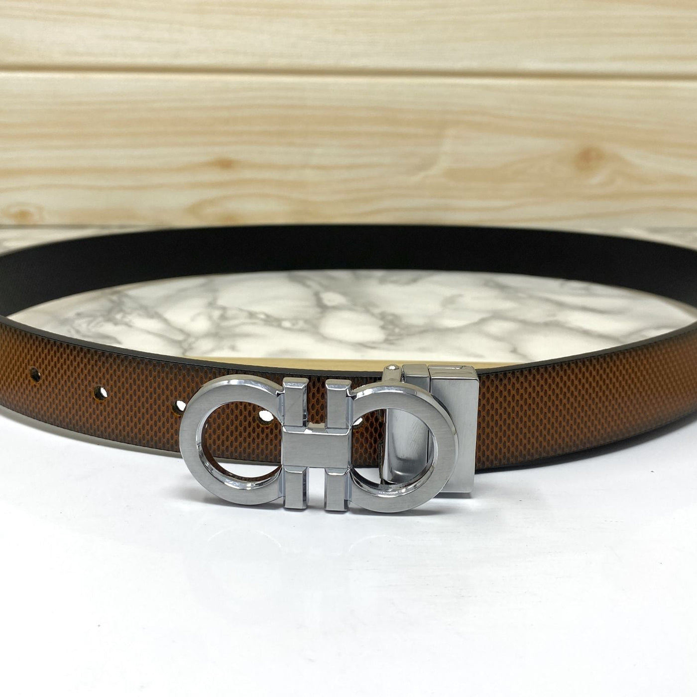 Small Design Formal and Casual Reversible Belt -UniqueandClassy