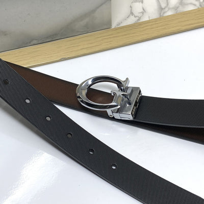 Small G Letter Reversible Strap Belt For Men-UniqueandClassy