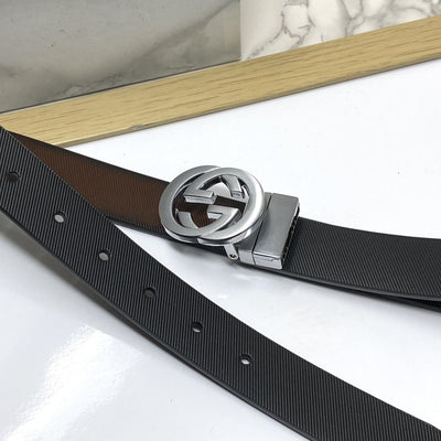 Classic Design Reversible Strap Belt For Men-UniqueandClassy