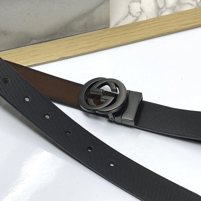 Classic Design Reversible Strap Belt For Men-UniqueandClassy