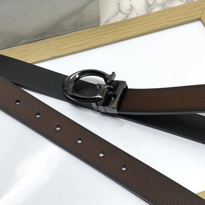 Small G Letter Reversible Strap Belt For Men-UniqueandClassy