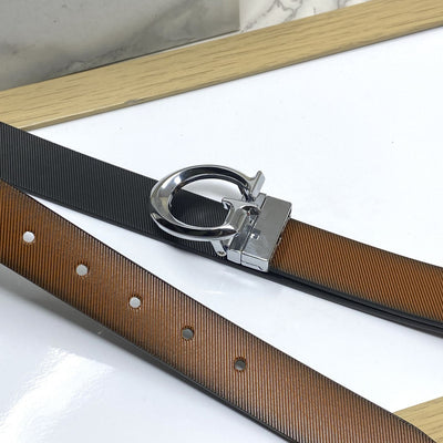 Small G Letter Reversible Strap Belt For Men-UniqueandClassy