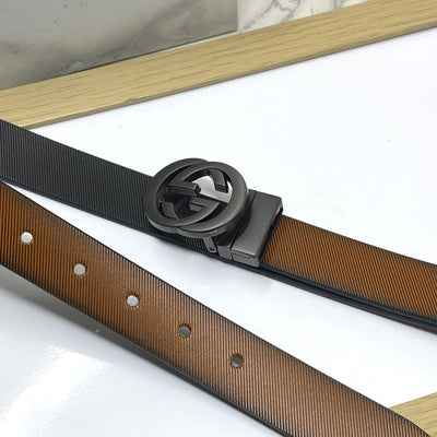 Classic Design Reversible Strap Belt For Men-UniqueandClassy