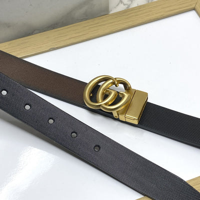 Classic Small GG Reversible Strap Belt -UniqueandClassy