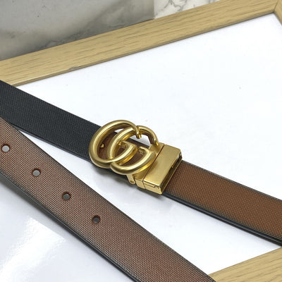 Classic Small GG Reversible Strap Belt -UniqueandClassy