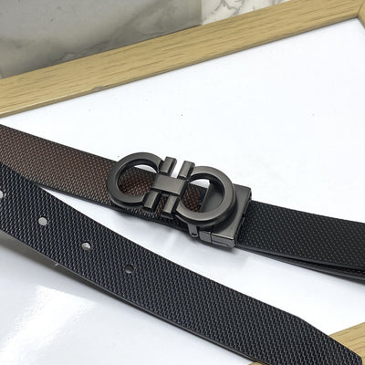 Small Design Formal and Casual Reversible Belt -UniqueandClassy