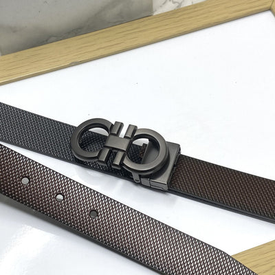 Small Design Formal and Casual Reversible Belt -UniqueandClassy