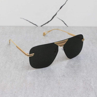 Stylish Rimless Oversized Square Sunglasses For Men And Women-Unique and Classy