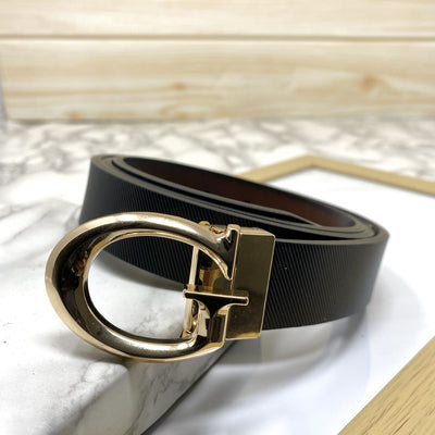 Small G Letter Reversible Strap Belt For Men-UniqueandClassy