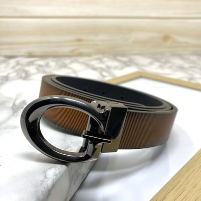 Small G Letter Reversible Strap Belt For Men-UniqueandClassy