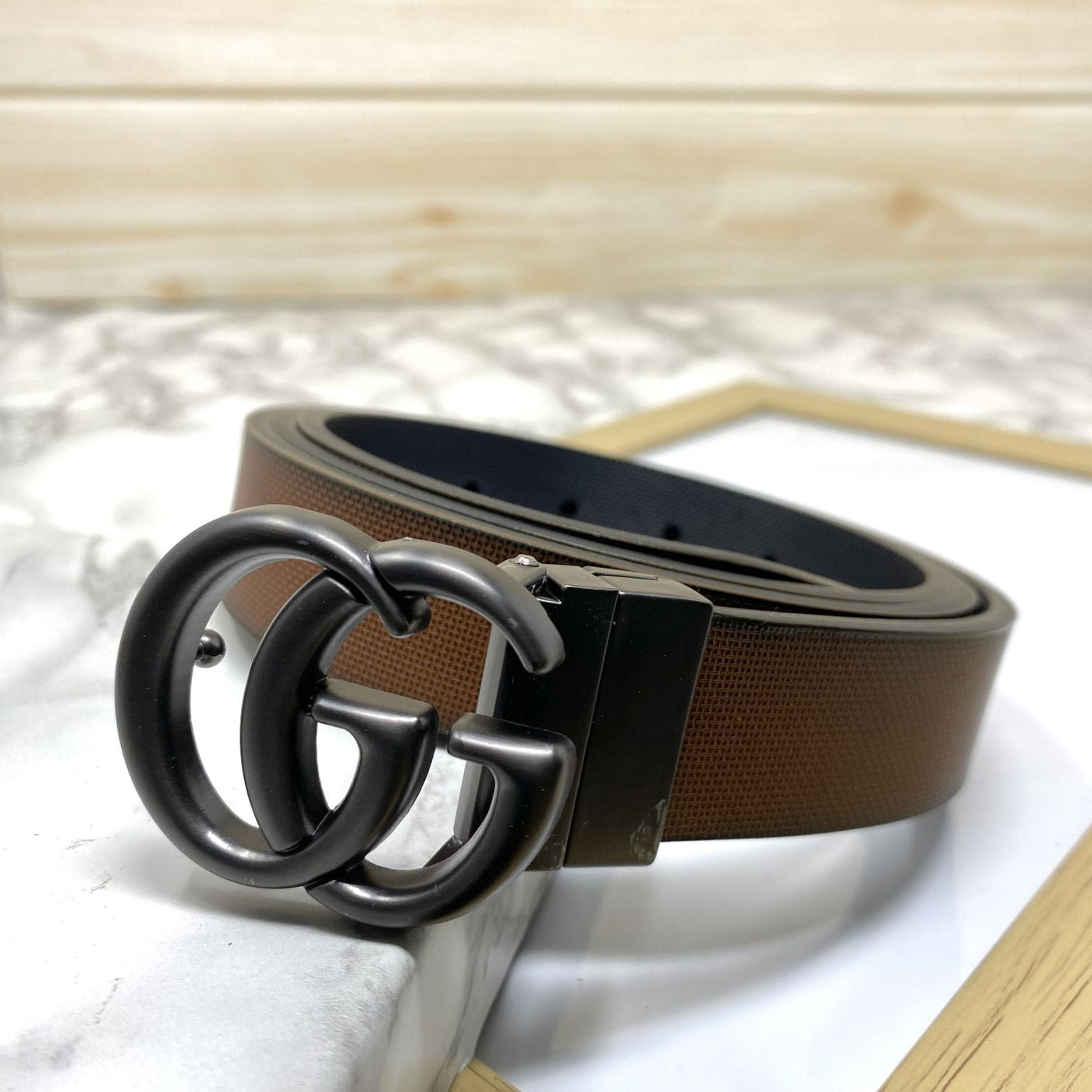 Classic Small GG Reversible Strap Belt -UniqueandClassy