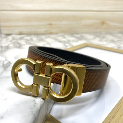 Small Design Formal and Casual Reversible Belt -UniqueandClassy