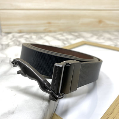 Small Jaguar Pattern Reversible Strap Belt -UniqueandClassy