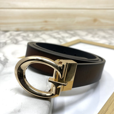 Small G Letter Reversible Strap Belt For Men-UniqueandClassy