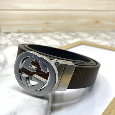 Classic Design Reversible Strap Belt For Men-UniqueandClassy