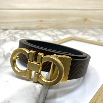 Small Design Formal and Casual Reversible Belt -UniqueandClassy