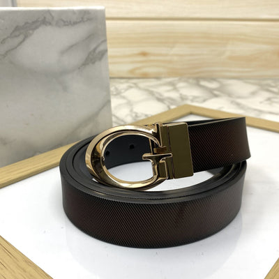 Small G Letter Reversible Strap Belt For Men-UniqueandClassy