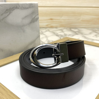 Small G Letter Reversible Strap Belt For Men-UniqueandClassy