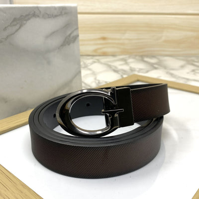 Small G Letter Reversible Strap Belt For Men-UniqueandClassy