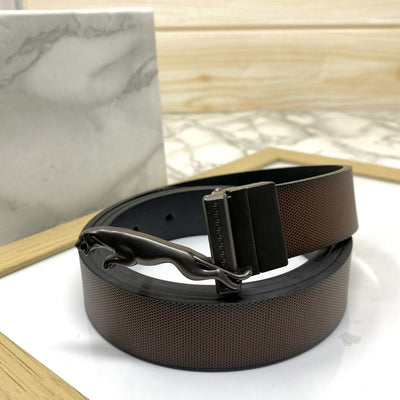 Small Jaguar Pattern Reversible Strap Belt -UniqueandClassy