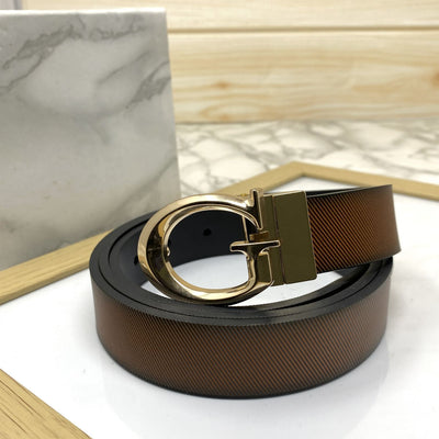 Small G Letter Reversible Strap Belt For Men-UniqueandClassy