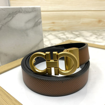 Small Design Formal and Casual Reversible Belt -UniqueandClassy