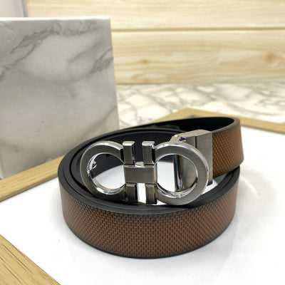 Small Design Formal and Casual Reversible Belt -UniqueandClassy