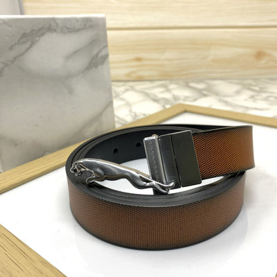 Small Jaguar Pattern Reversible Strap Belt -UniqueandClassy