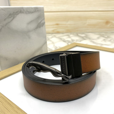 Small Jaguar Pattern Reversible Strap Belt -UniqueandClassy