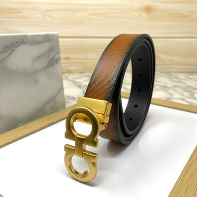 Trendy Small Design Reversible Strap Belt For Men-UniqueandClassy