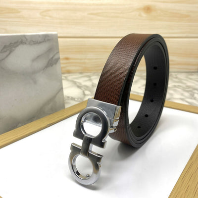 Trendy Small Design Reversible Strap Belt For Men-UniqueandClassy