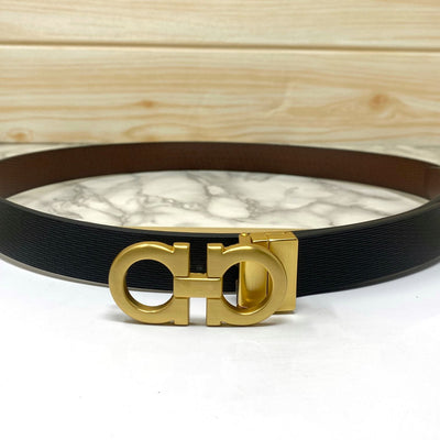 Trendy Small Design Reversible Strap Belt For Men-UniqueandClassy