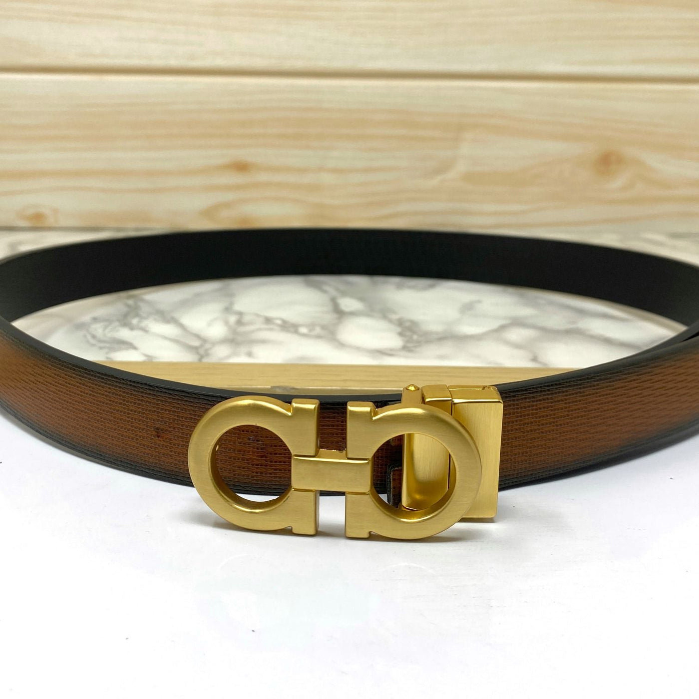 Trendy Small Design Reversible Strap Belt For Men-UniqueandClassy