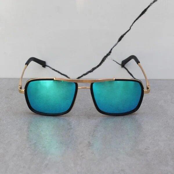 Thunder Bird Square Blue Aqua Sunglasses For Men And Women-Unique and Classy