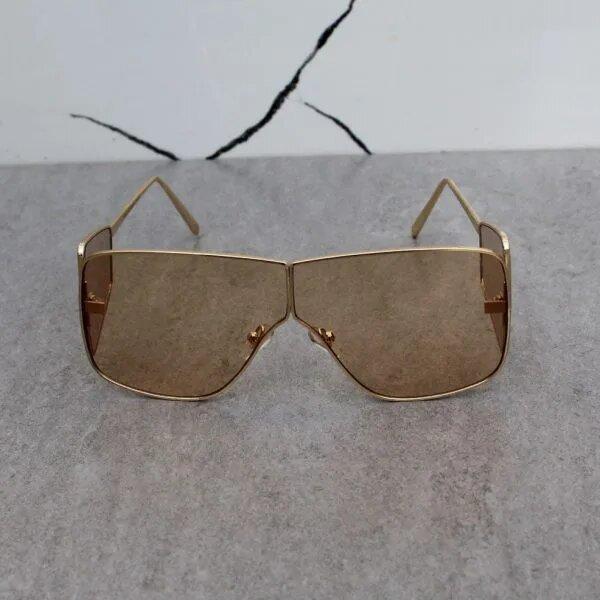 Sahil Khan Gold Brown Sunglasses For Men And Women-Unique and Classy