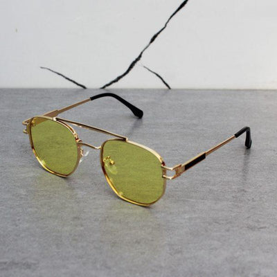 Stylish Colton Gold Yellow Sunglasses For Men And Women-Unique and Classy