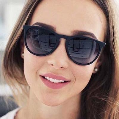 Black Round Lightweight Comfortable Sunglasses For Men and Women-Unique and Classy