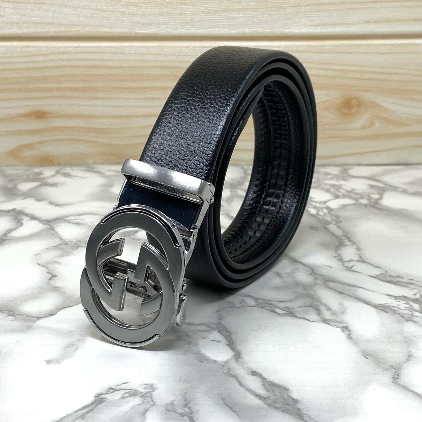 Double GG Shape High Quality Auto lock Belt For Men-Unique And Classy