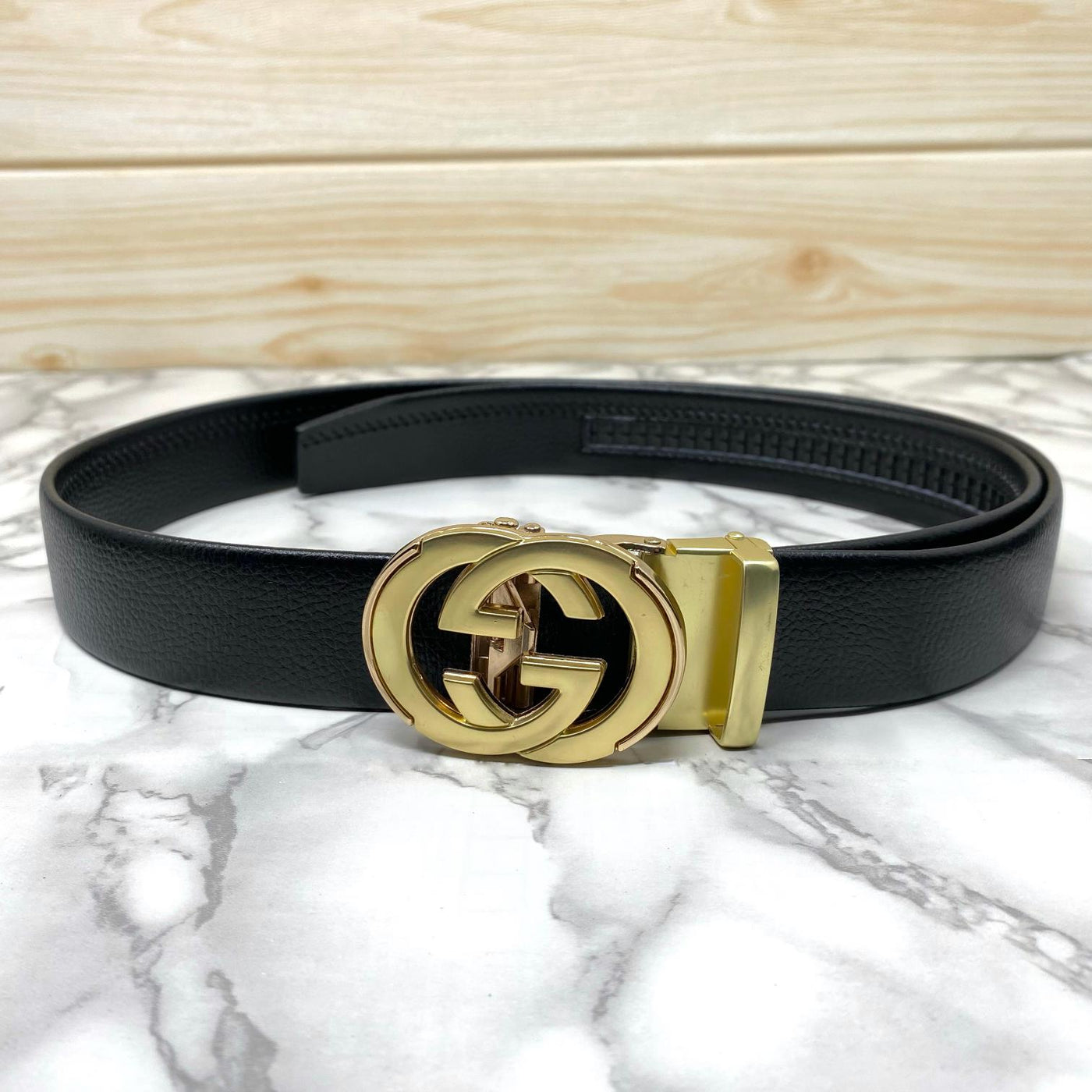 Double GG Shape High Quality Auto lock Belt For Men-Unique And Classy