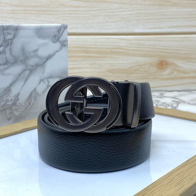 Double GG Shape High Quality Auto lock Belt For Men-Unique And Classy