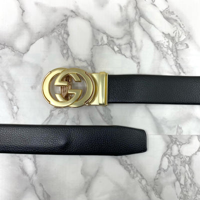 Double GG Shape High Quality Auto lock Belt For Men-Unique And Classy